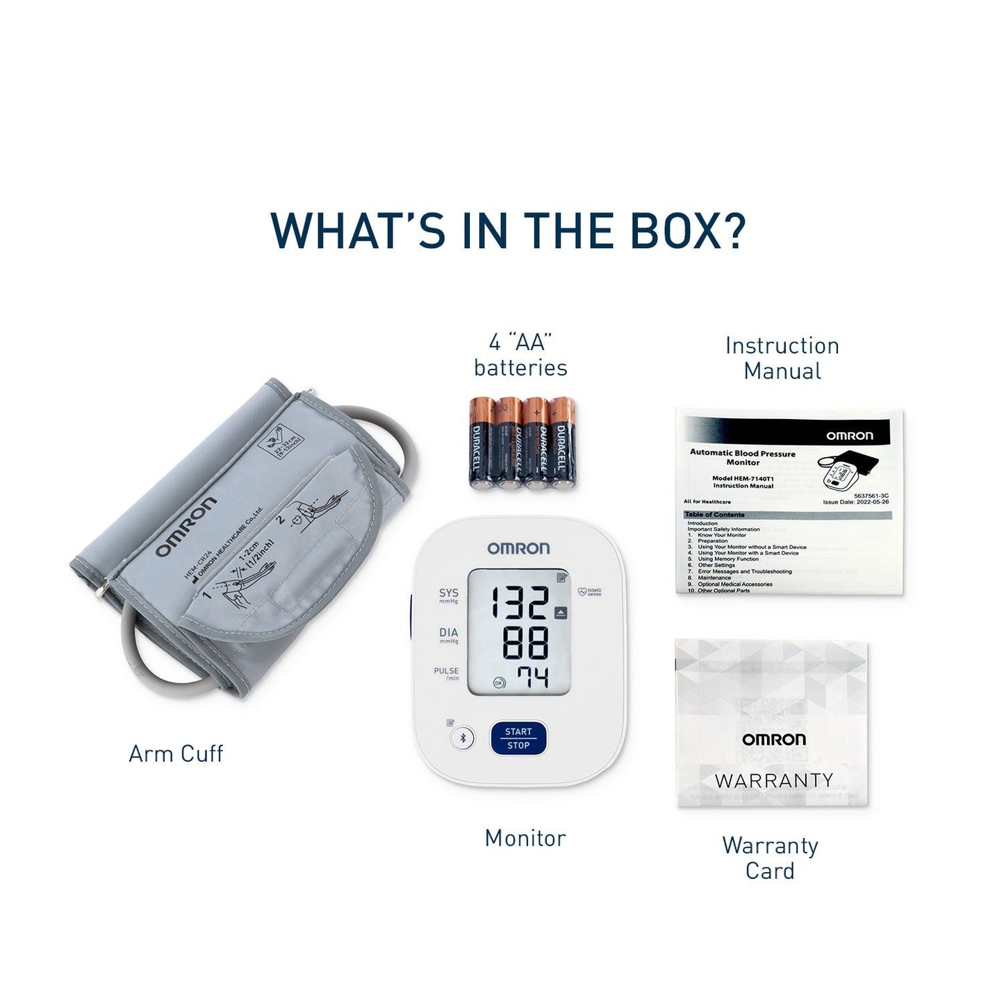 OMRON  Blood Pressure Monitor BPM HEM-7140T1
