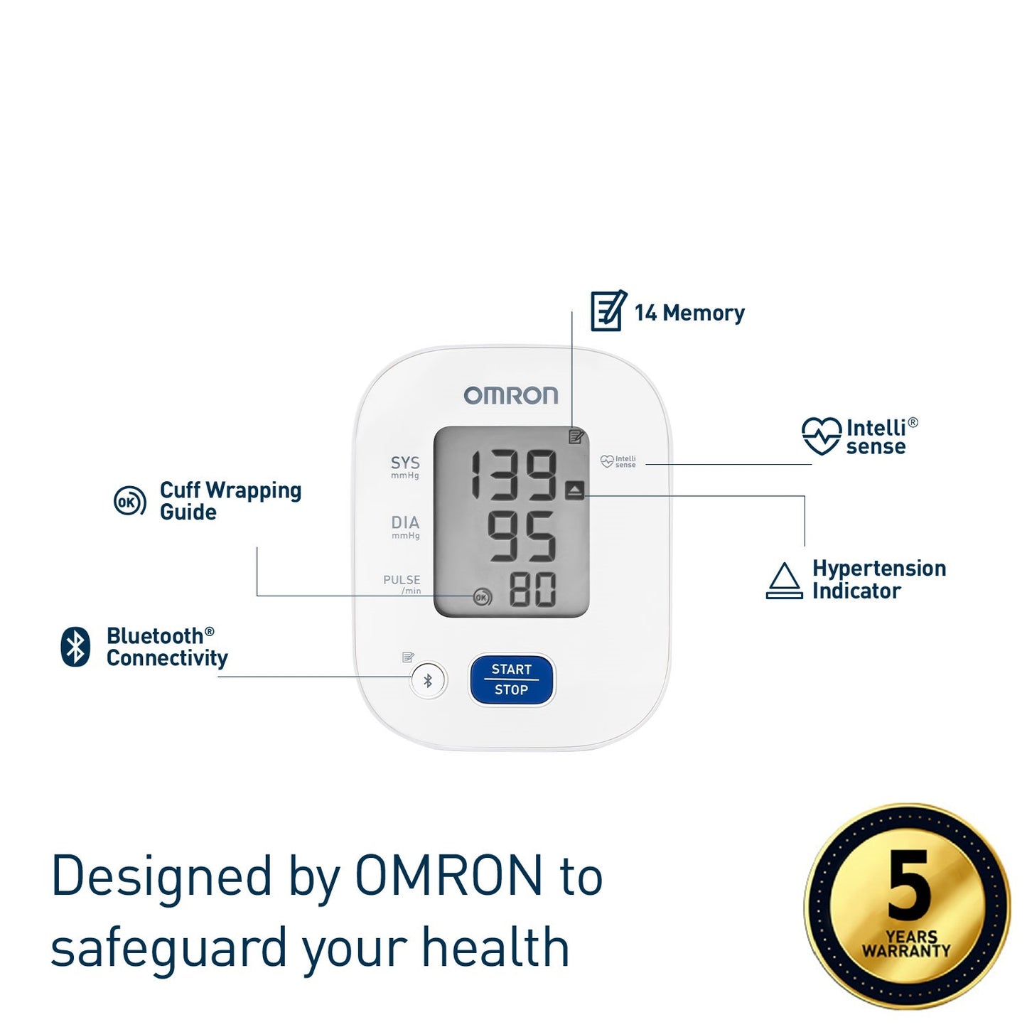 Upper Arm Blood Pressure Monitor HEM-7142T