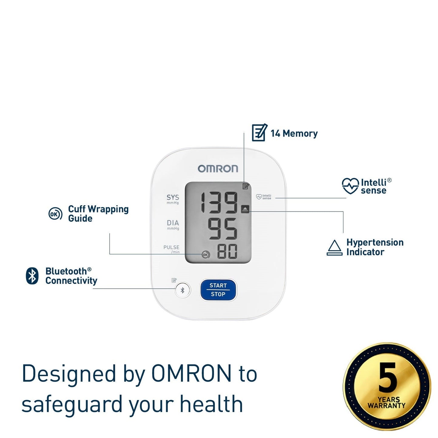 Upper Arm Blood Pressure Monitor HEM-7142T