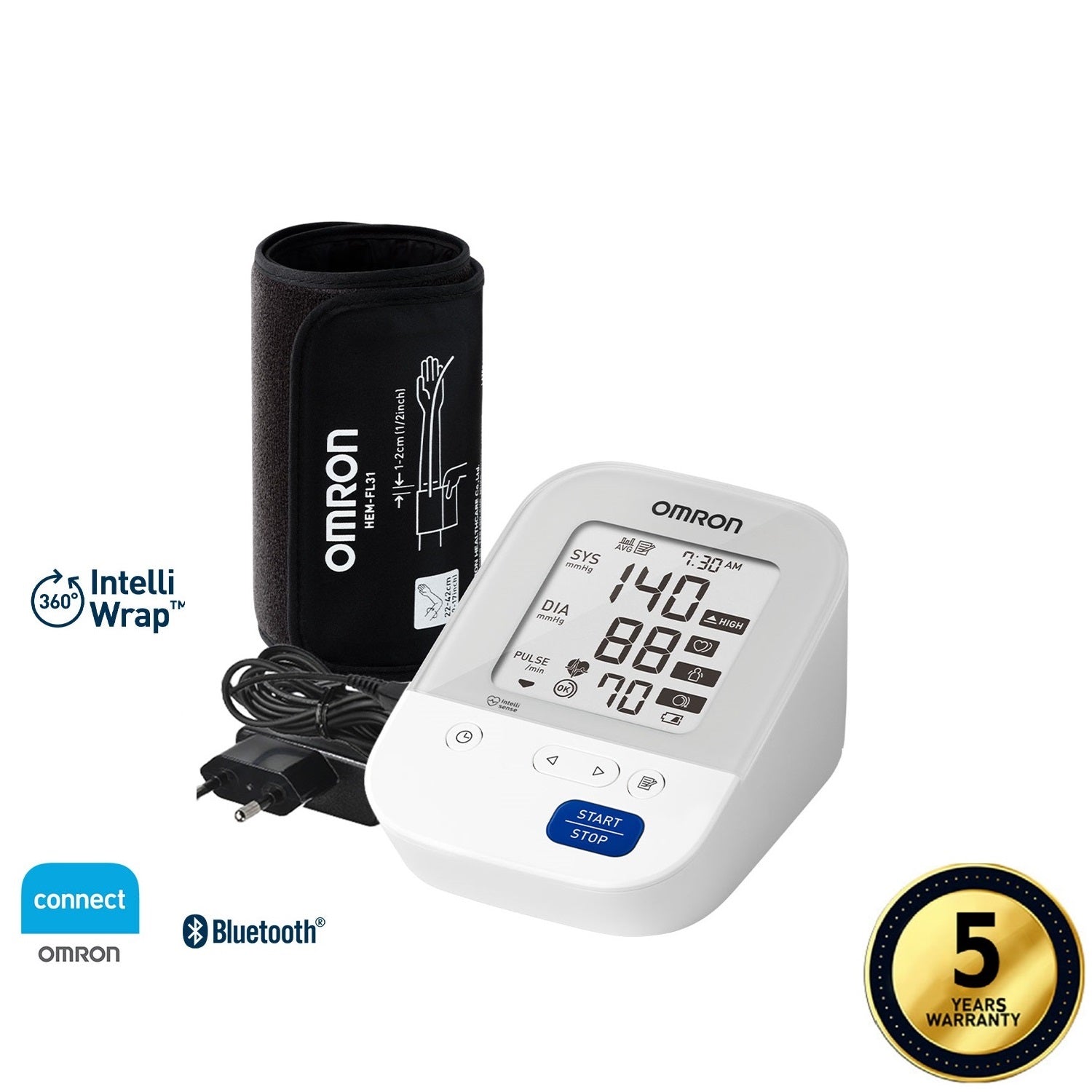 Upper Arm Blood Pressure Monitor HEM-7156T-A - Main Image