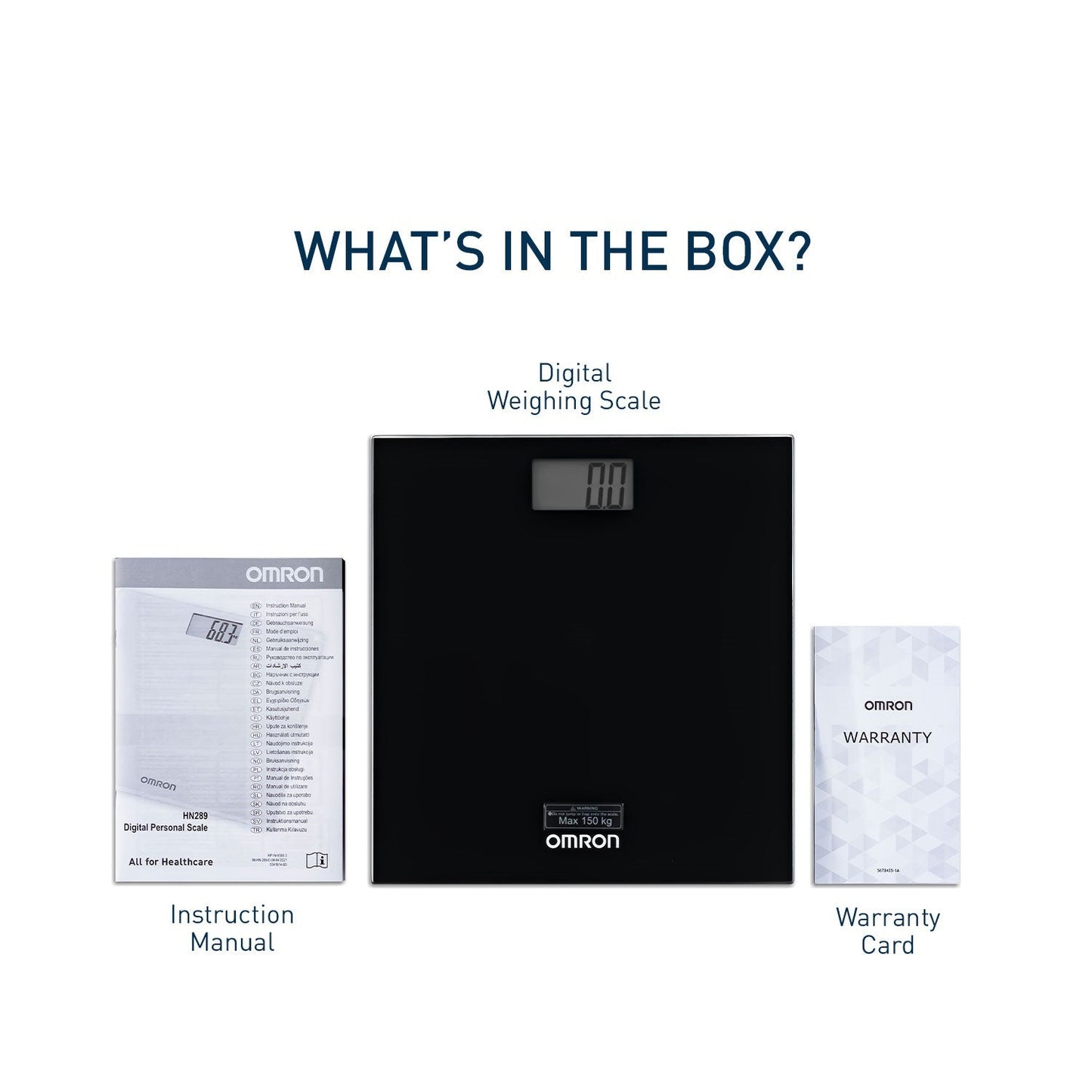 Digital Weighing Scale Black