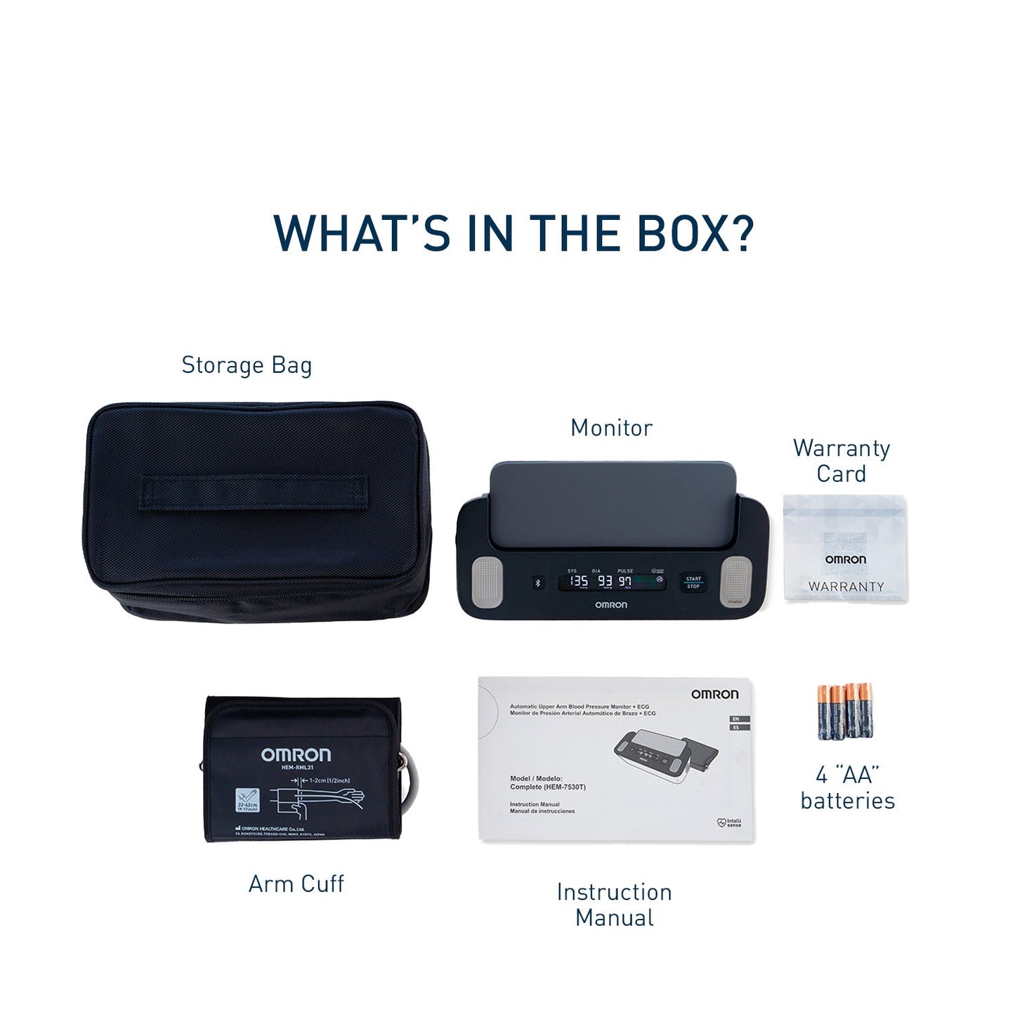 Complete | Upper Arm Blood Pressure Monitor HEM-7530T