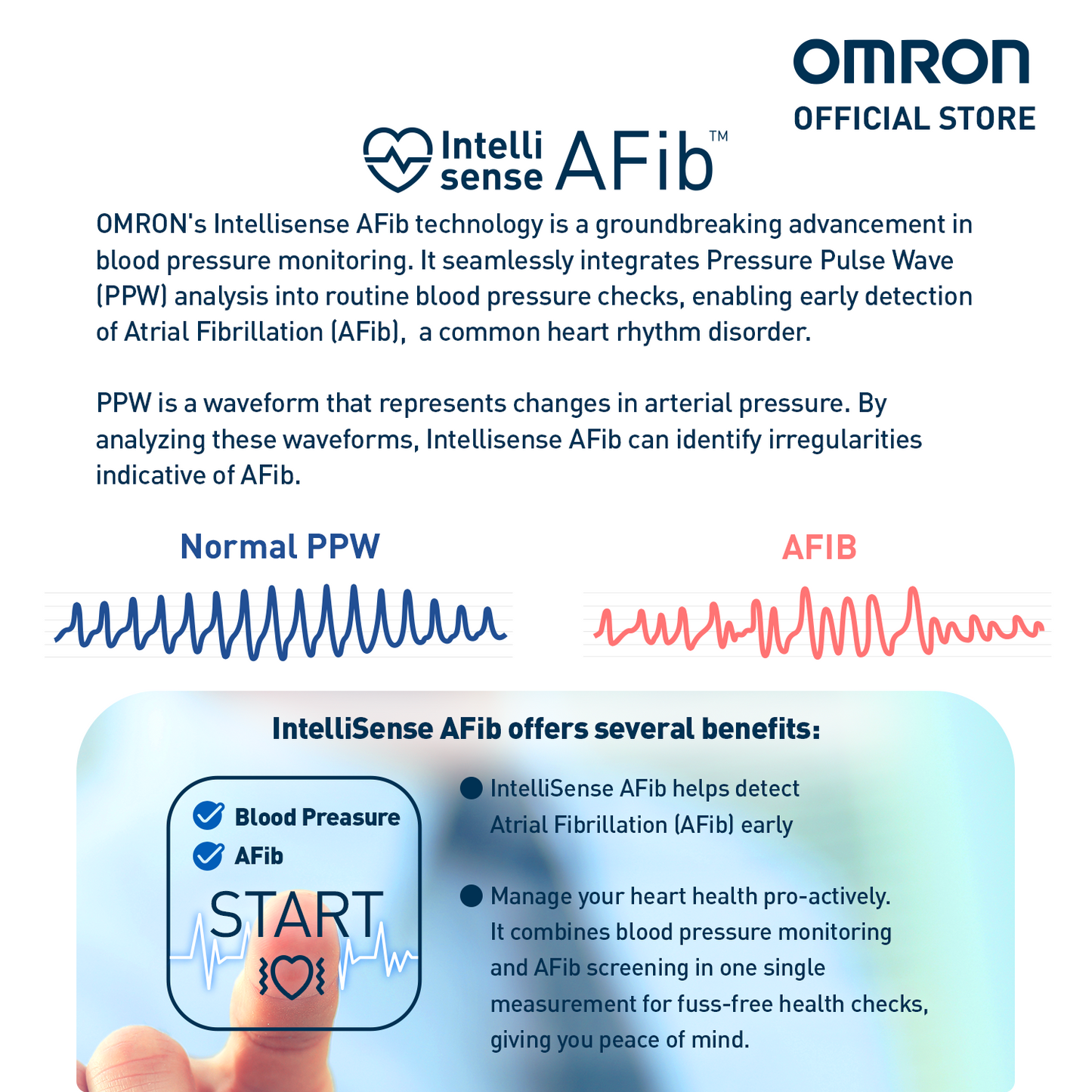 Automatic Upper Arm Blood Pressure Monitor with Bluetooth HEM-7383T1-AP